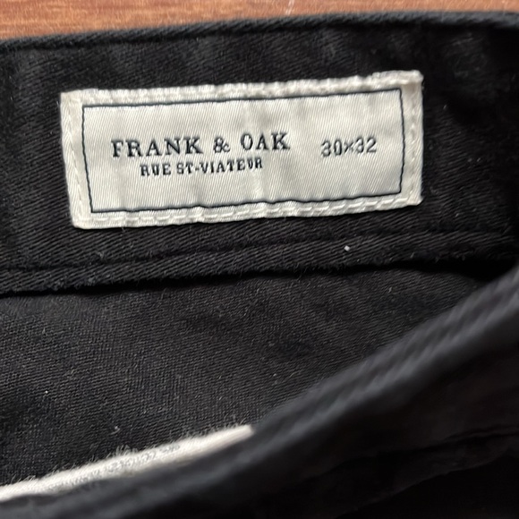 Woman’s Slim Fit Black Jeans by Frank & Oak.  Size 30x32 - Picture 3 of 4